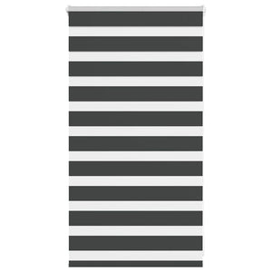 Vidaxl zebra rolgordijn 90x100 cm stofbreedte 85,9 cm zwart