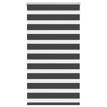 Vidaxl zebra rolgordijn 90x100 cm stofbreedte 85,9 cm zwart