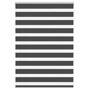 Vidaxl zebra rolgordijn 95x100 cm stofbreedte 90,9 cm zwart