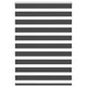 Vidaxl zebra rolgordijn 100x100 cm stofbreedte 95,9 cm zwart