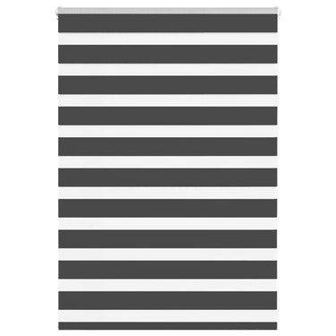 Vidaxl zebra rolgordijn 105x100 cm stofbreedte 100,9 cm zwart