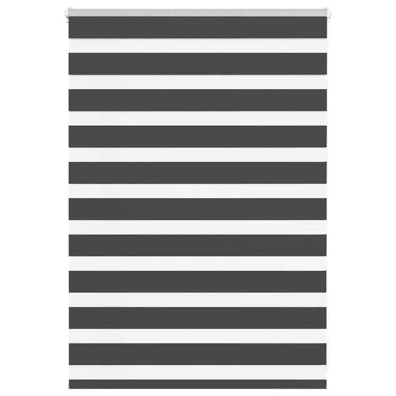Load image into Gallery viewer, Vidaxl zebra rolgordijn 115x100 cm stofbreedte 110,9 cm zwart
