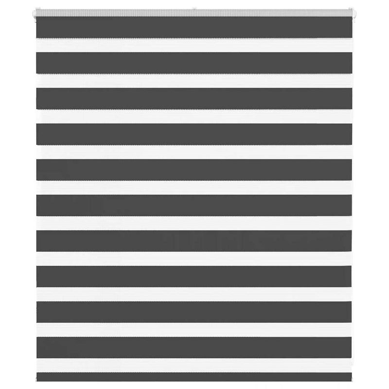 Load image into Gallery viewer, Vidaxl zebra rolgordijn 125x100 cm stofbreedte 120,9 cm zwart

