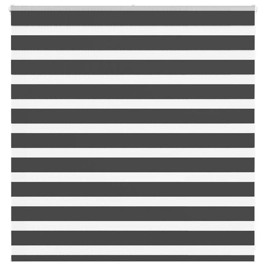 Vidaxl zebra rolgordijn 140x100 cm stofbreedte 135,9 cm zwart