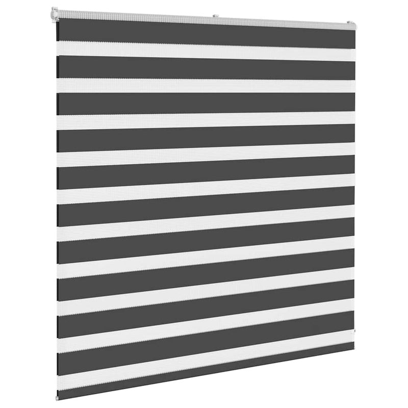 Load image into Gallery viewer, Vidaxl zebra rolgordijn 140x100 cm stofbreedte 135,9 cm zwart
