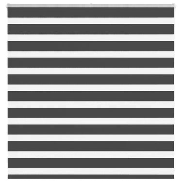 Vidaxl zebra rolgordijn 145x100 cm stofbreedte 140,9 cm zwart