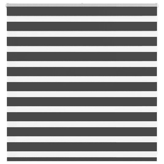 Vidaxl zebra rolgordijn 150x100 cm stofbreedte 145,9 cm zwart