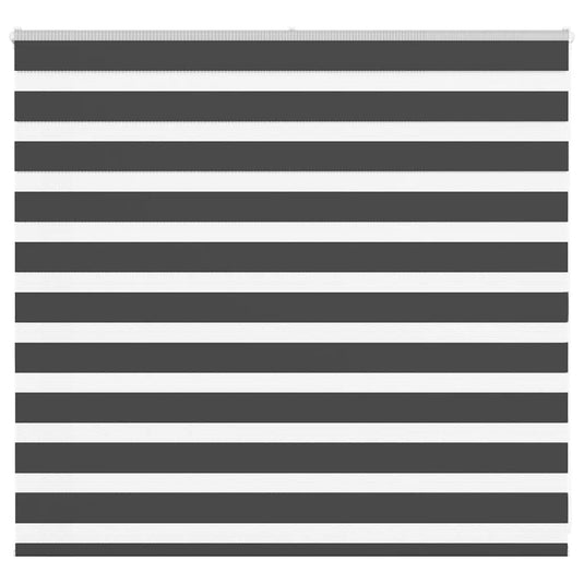Vidaxl zebra rolgordijn 165x100 cm stofbreedte 160,9 cm zwart