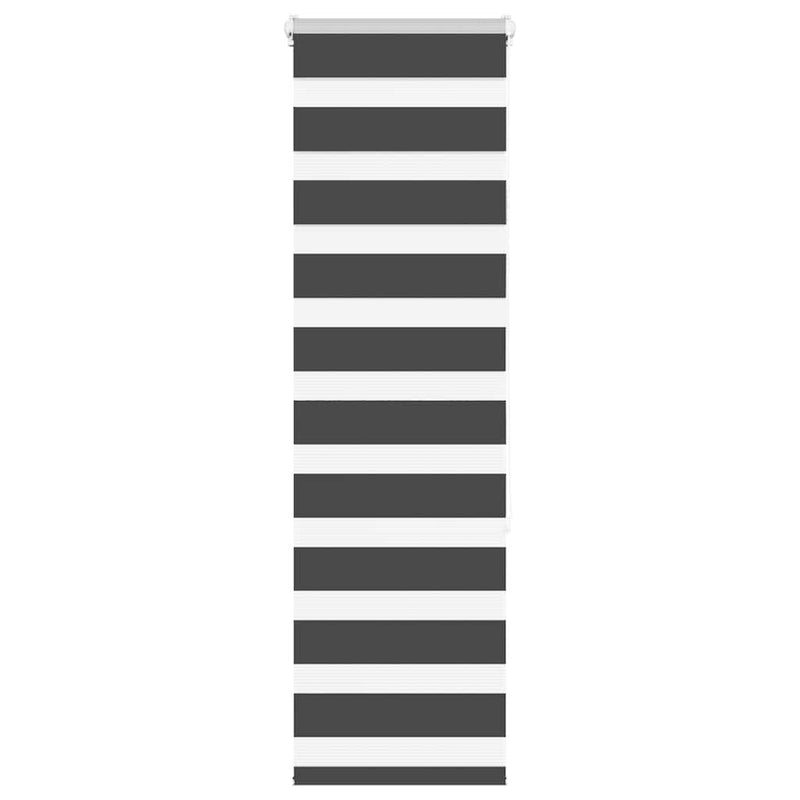 Load image into Gallery viewer, Vidaxl zebra rolgordijn 40x150 cm stofbreedte 35,9 cm zwart
