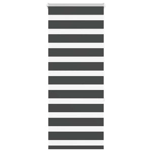 Vidaxl zebra rolgordijn 60x150 cm stofbreedte zwart 55,9 cm