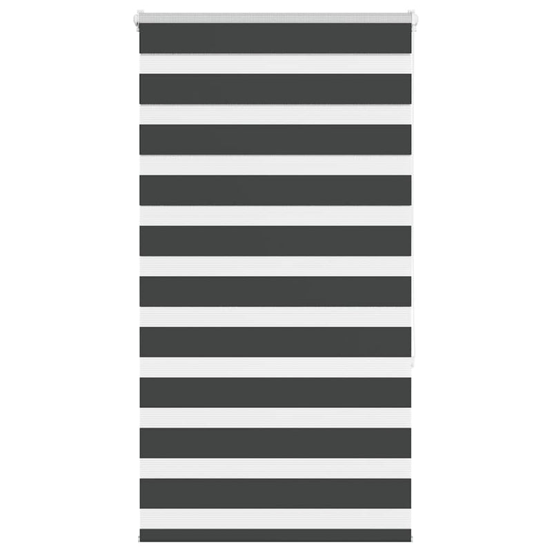 Load image into Gallery viewer, Vidaxl zebra rolgordijn 75x150 cm stofbreedte 70,9 cm zwart
