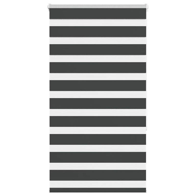 Load image into Gallery viewer, Vidaxl zebra rolgordijn 90x150 cm stofbreedte 85,9 cm zwart
