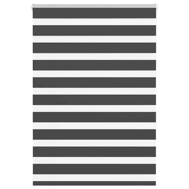Vidaxl zebra rolgordijn 95x150 cm stofbreedte 90,9 cm zwart