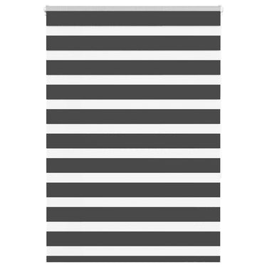 Vidaxl zebra rolgordijn 105x150 cm stofbreedte 100,9 cm zwart
