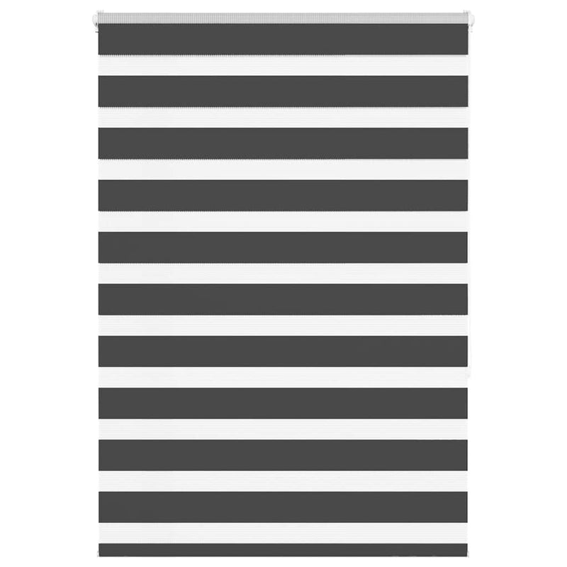 Load image into Gallery viewer, Vidaxl zebra rolgordijn 110x150 cm stofbreedte 105,9 cm zwart
