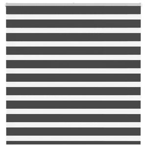 Vidaxl zebra rolgordijn 145x150 cm stofbreedte 140,9 cm zwart