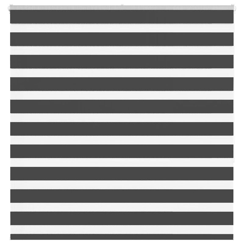 Afbeelding laden in galerijviewer, Vidaxl zebra rolgordijn 145x150 cm stofbreedte 140,9 cm zwart

