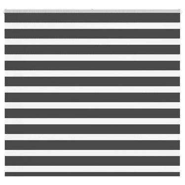 Vidaxl zebra rolgordijn 165x150 cm stofbreedte 160,9 cm zwart