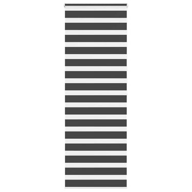 Vidaxl zebra rolgordijn 70x200 cm stofbreedte 65,9 cm zwart