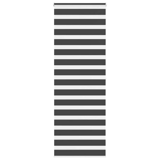 Vidaxl zebra rolgordijn 70x200 cm stofbreedte 65,9 cm zwart