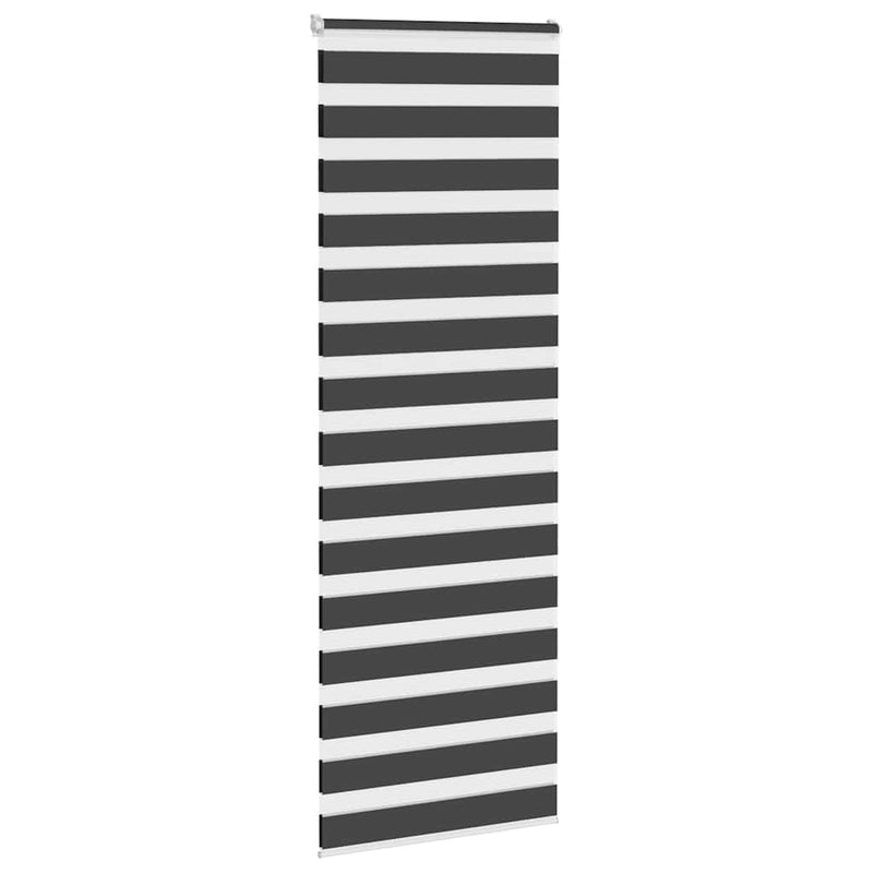 Load image into Gallery viewer, Vidaxl zebra rolgordijn 70x200 cm stofbreedte 65,9 cm zwart
