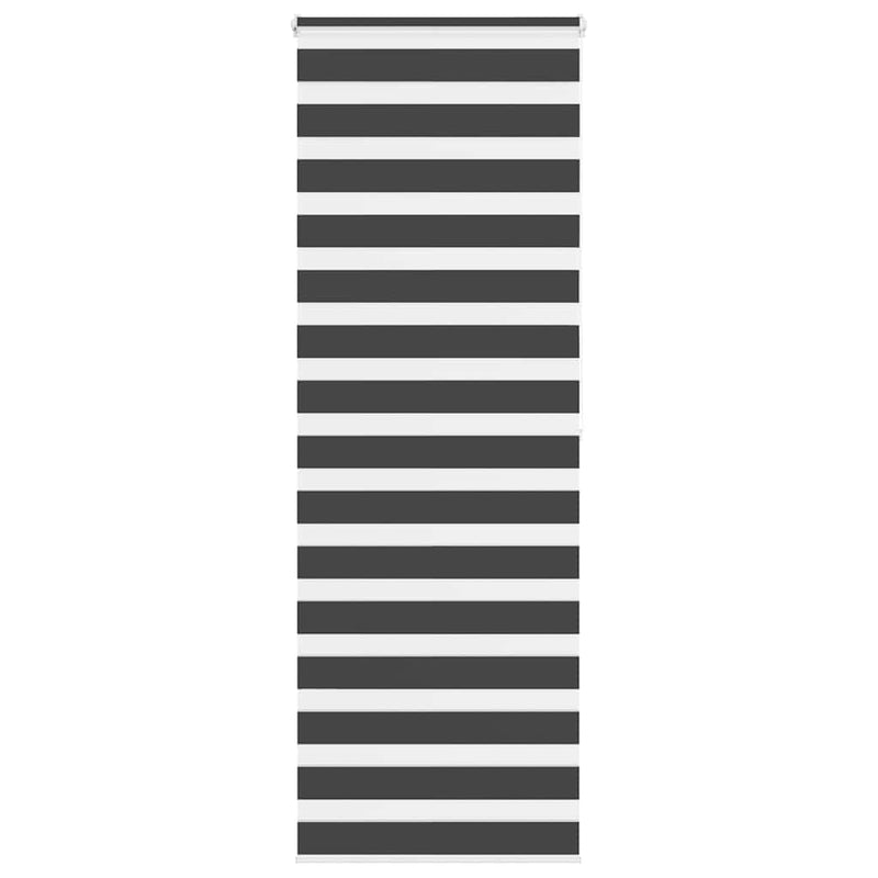 Load image into Gallery viewer, Vidaxl zebra rolgordijn 75x200 cm stofbreedte 70,9 cm zwart
