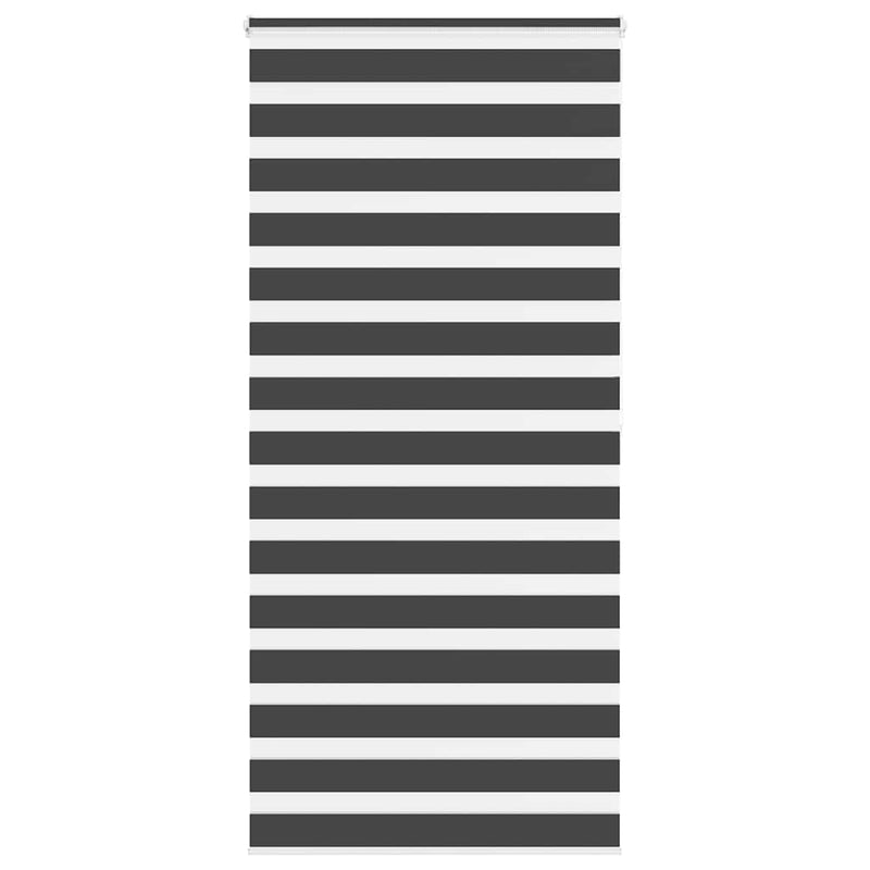 Load image into Gallery viewer, Vidaxl zebra rolgordijn 100x200 cm stofbreedte 95,9 cm zwart
