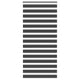 Vidaxl zebra rolgordijn 110x200 cm stofbreedte 105,9 cm zwart