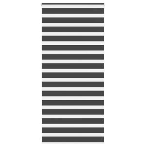 Vidaxl zebra rolgordijn 115x200 cm stofbreedte 110,9 cm zwart