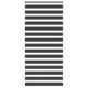 Vidaxl zebra rolgordijn 115x200 cm stofbreedte 110,9 cm zwart