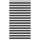 Vidaxl zebra rolgordijn 125x200 cm stofbreedte 120,9 cm zwart