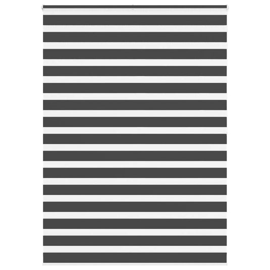 Vidaxl zebra rolgordijn 160x200 cm stofbreedte 155,9 cm zwart