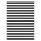 Vidaxl zebra rolgordijn 165x200 cm stofbreedte 160,9 cm zwart