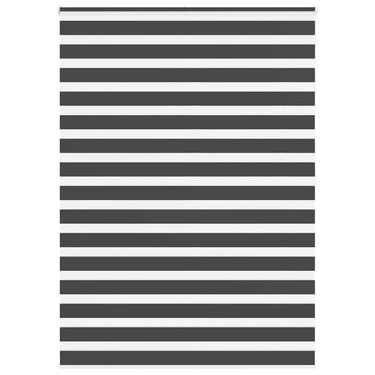 Vidaxl zebra rolgordijn 165x200 cm stofbreedte 160,9 cm zwart