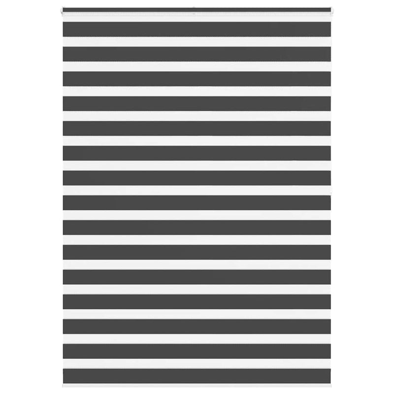 ギャラリービューアに画像をロードする, Vidaxl zebra rolgordijn 165x200 cm stofbreedte 160,9 cm zwart
