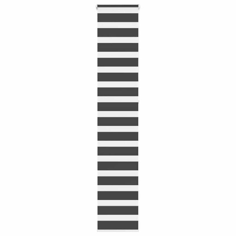 Load image into Gallery viewer, Vidaxl zebra rolgordijn 40x230 cm stofbreedte 35,9 cm zwart
