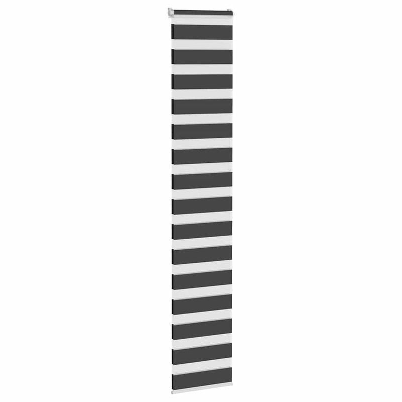 Load image into Gallery viewer, Vidaxl zebra rolgordijn 45x230 cm stofbreedte 40,9 cm zwart
