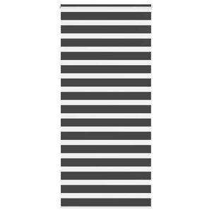 Vidaxl zebra rolgordijn 95x230 cm stofbreedte 90,9 cm zwart