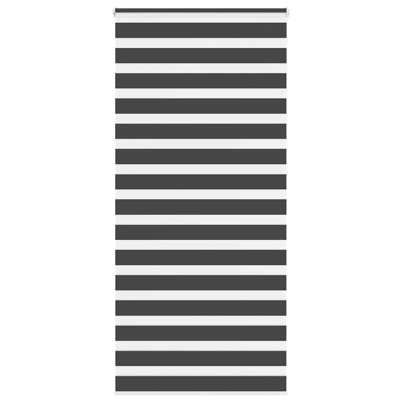 Load image into Gallery viewer, Vidaxl zebra rolgordijn 105x230 cm stofbreedte 100,9 cm zwart
