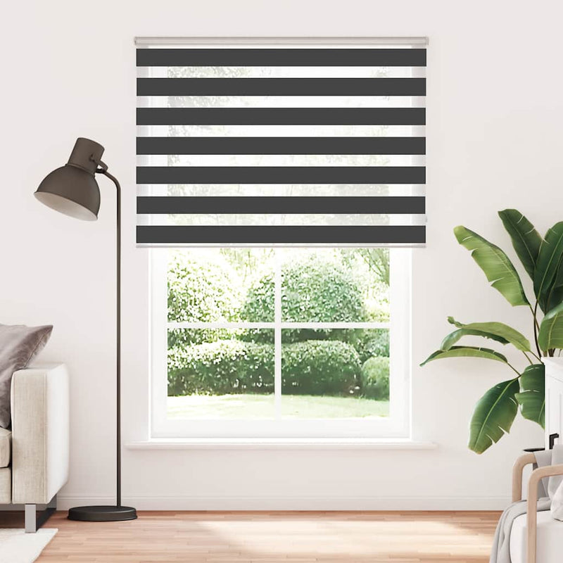 Load image into Gallery viewer, Vidaxl zebra rolgordijn 160x230 cm stofbreedte 155,9 cm zwart
