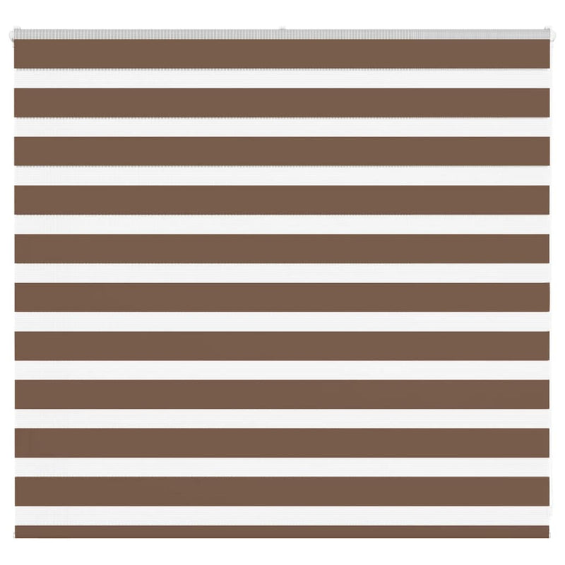 Load image into Gallery viewer, Vidaxl zebra rolgordijn 155x100 cm stofbreedte 150,9cm polyester bruin
