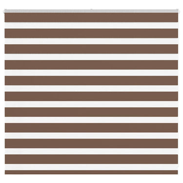 Vidaxl zebra rolgordijn 165x100 cm stofbreedte 160,9cm polyester bruin
