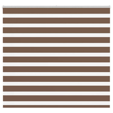 Vidaxl zebra rolgordijn 160x150 cm stofbreedte 155,9cm polyester bruin