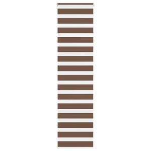 Vidaxl zebra rolgordijn 65x200 cm stofbreedte 60,9 cm polyester bruin
