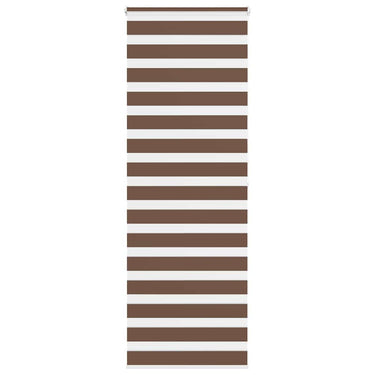 Vidaxl zebra rolgordijn 80x200 cm stofbreedte 75,9 cm polyester bruin