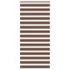 Vidaxl zebra rolgordijn 105x230 cm stofbreedte 100,9cm polyester bruin