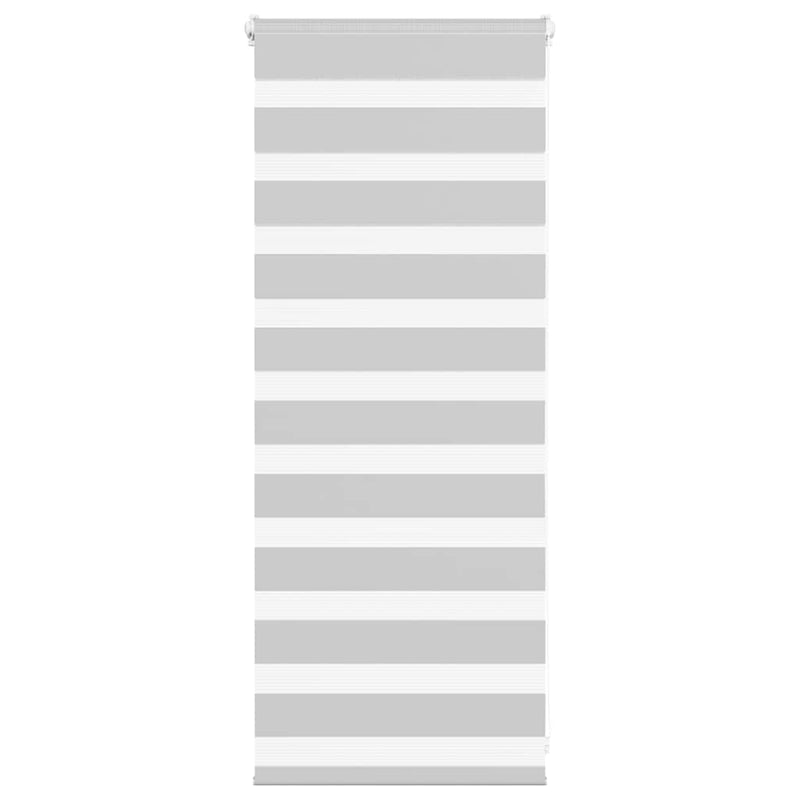 Load image into Gallery viewer, Vidaxl zebra rolgordijn 65x100 cm stofbreedte 60,9 cm lichtgrijs
