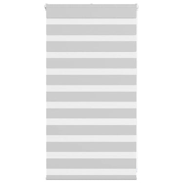 Vidaxl zebra rolgordijn 75x100 cm stofbreedte 70,9 cm lichtgrijs