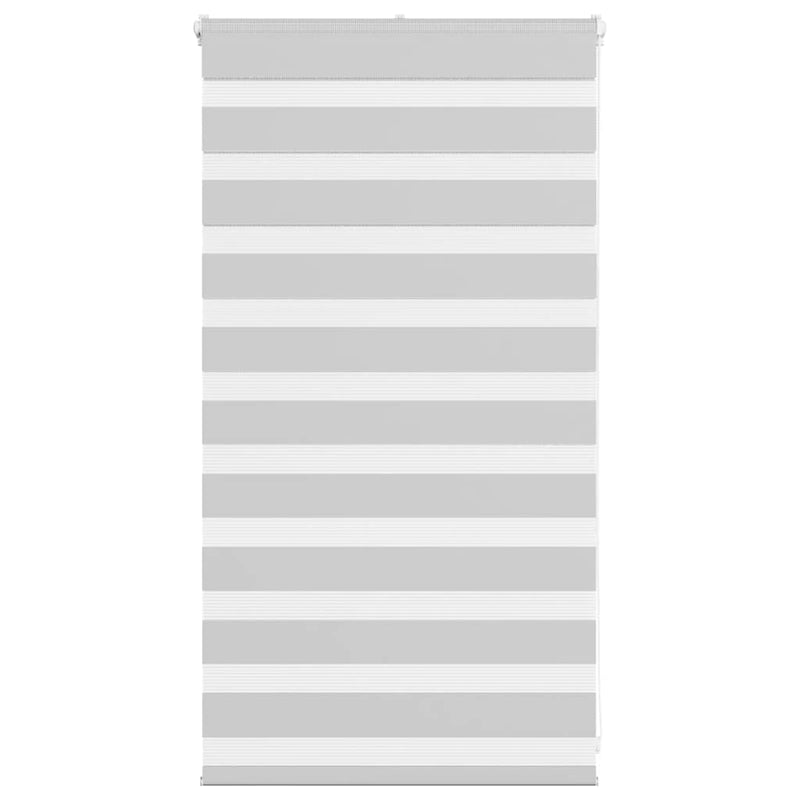 Load image into Gallery viewer, Vidaxl zebra rolgordijn 80x100 cm stofbreedte 75,9 cm lichtgrijs

