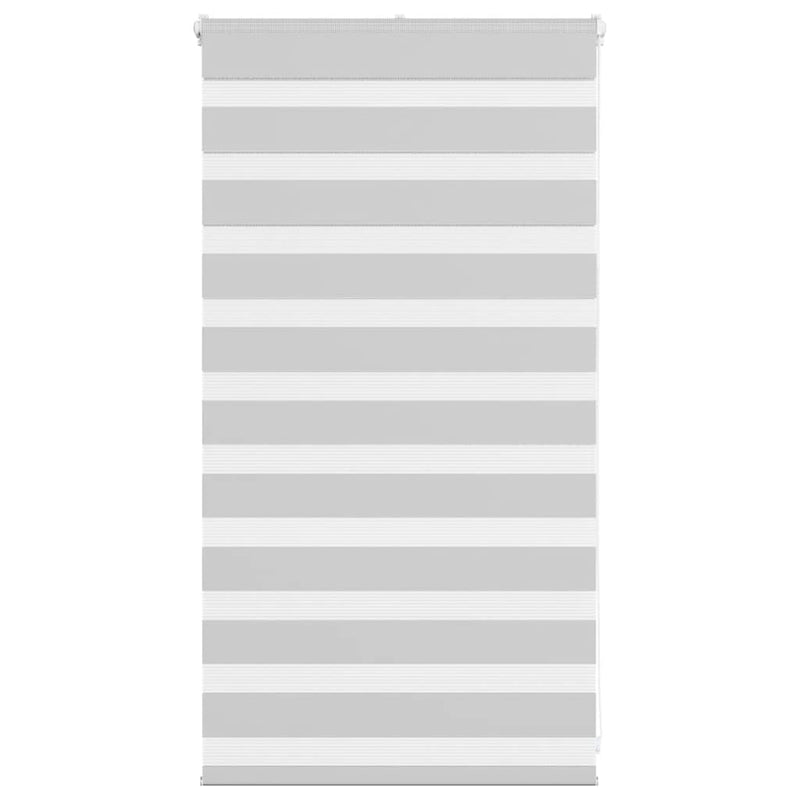 Load image into Gallery viewer, Vidaxl zebra rolgordijn 85x100 cm stofbreedte 80,9 cm lichtgrijs
